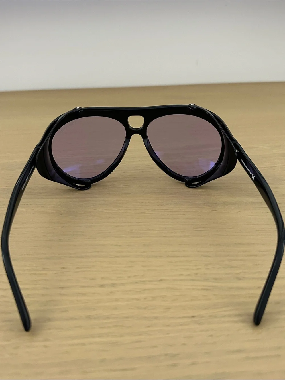 NEW Tom Ford Neughman TF-882 01Y Black and Purple Sunglasses 60-15-145